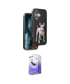ieg™ iPhone 16 Kılıf Nova Form Koleksiyonu - Siyah Bilvis 5in1 5D Magic Hayalet Cam Ekran Koruyucu
