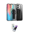 ieg™ iPhone 16 Kılıf Nova Işık Koleksiyonu - Şeffaf Pasifik Cam Ekran Koruyucu