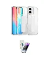 ieg™ iPhone 16 Kılıf Nova Işık Koleksiyonu - Şeffaf Pasifik Cam Ekran Koruyucu