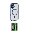 ieg™ iPhone 16 Kılıf Nova Işık Özel Seri - Şeffaf 360 Full Body Arka Koruyucu