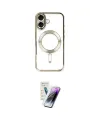 ieg™ iPhone 16 Kılıf Nova Işık Özel Seri - Şeffaf Pasifik Cam Ekran Koruyucu