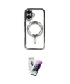 ieg™ iPhone 16 Kılıf Nova Işık Özel Seri - Şeffaf Pasifik Cam Ekran Koruyucu