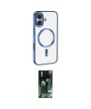 ieg™ iPhone 16 Kılıf Nova Işık Özel Seri - Siyah 360 Mat Full Body Arka Koruyucu