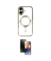 ieg™ iPhone 16 Kılıf Nova Işık Özel Seri - Siyah 3D Antistatik Mat Seramik Nano Ekran Koruyucu