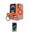 ieg™ iPhone 16 Kılıf Nova Minimal Serisi - Siyah 360 Mat Full Body Arka Koruyucu