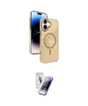 ieg™ iPhone 16 Kılıf Nova Modern Prime - Şeffaf Pasifik Cam Ekran Koruyucu