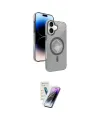ieg™ iPhone 16 Kılıf Nova Modern Prime - Şeffaf Pasifik Cam Ekran Koruyucu