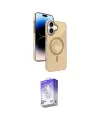ieg™ iPhone 16 Kılıf Nova Modern Prime - Siyah Bilvis 5in1 3D Magic Cam Ekran Koruyucu