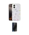 ieg™ iPhone 16 Kılıf Odak Prime - Siyah 3D Antistatik Hayalet Cam Ekran Koruyucu