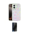 ieg™ iPhone 16 Kılıf Odak Prime - Siyah 3D Antistatik Hayalet Cam Ekran Koruyucu