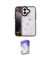 ieg™ iPhone 16 Kılıf Odak Prime - Siyah Bilvis 5in1 3D Magic Cam Ekran Koruyucu