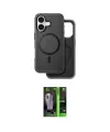 ieg™ iPhone 16 Kılıf Pusula Işık Koleksiyonu - Şeffaf 360 Full Body Arka Koruyucu