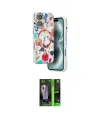ieg™ iPhone 16 Kılıf Siluet Doku - Şeffaf 360 Full Body Arka Koruyucu