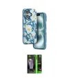 ieg™ iPhone 16 Kılıf Siluet Doku - Şeffaf 360 Full Body Arka Koruyucu