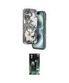 ieg™ iPhone 16 Kılıf Siluet Doku - Siyah 360 Mat Full Body Arka Koruyucu