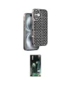 ieg™ iPhone 16 Kılıf Siluet Form Serisi - Siyah 360 Mat Full Body Arka Koruyucu