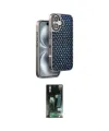 ieg™ iPhone 16 Kılıf Siluet Form Serisi - Siyah 360 Mat Full Body Arka Koruyucu