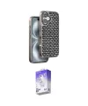 ieg™ iPhone 16 Kılıf Siluet Form Serisi - Siyah Bilvis 5in1 3D Magic Cam Ekran Koruyucu