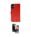 ieg™ iPhone 16 Kılıf Siluet Işık Serisi - Siyah 3D Antistatik Mat Seramik Nano Ekran Koruyucu