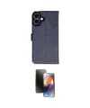 ieg™ iPhone 16 Kılıf Siluet Işık Serisi - Siyah 3D Antistatik Mat Seramik Nano Ekran Koruyucu