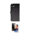 ieg™ iPhone 16 Kılıf Siluet Işık Serisi - Siyah 3D Antistatik Mat Seramik Nano Ekran Koruyucu