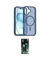 ieg™ iPhone 16 Kılıf Siluet Minimal Prime - Siyah 360 Mat Full Body Arka Koruyucu