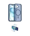 ieg™ iPhone 16 Kılıf Siluet Minimal Prime - Siyah 3D Antistatik Seramik Nano Ekran Koruyucu