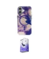 ieg™ iPhone 16 Kılıf Ufuk Doku Prime - Siyah Bilvis 5in1 5D Magic Hayalet Cam Ekran Koruyucu