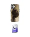 ieg™ iPhone 16 Kılıf Ufuk Doku Prime - Siyah Bilvis 5in1 5D Magic Hayalet Cam Ekran Koruyucu
