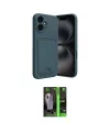 ieg™ iPhone 16 Kılıf Vadi Çizgi Prime - Şeffaf 360 Full Body Arka Koruyucu