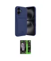 ieg™ iPhone 16 Kılıf Vadi Çizgi Prime - Şeffaf 360 Full Body Arka Koruyucu