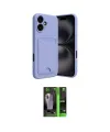 ieg™ iPhone 16 Kılıf Vadi Çizgi Prime - Şeffaf 360 Full Body Arka Koruyucu