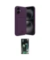 ieg™ iPhone 16 Kılıf Vadi Çizgi Prime - Siyah 360 Mat Full Body Arka Koruyucu