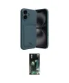 ieg™ iPhone 16 Kılıf Vadi Çizgi Prime - Siyah 360 Mat Full Body Arka Koruyucu