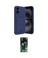 ieg™ iPhone 16 Kılıf Vadi Çizgi Prime - Siyah 360 Mat Full Body Arka Koruyucu