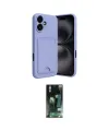 ieg™ iPhone 16 Kılıf Vadi Çizgi Prime - Siyah 360 Mat Full Body Arka Koruyucu
