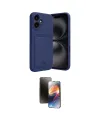 ieg™ iPhone 16 Kılıf Vadi Çizgi Prime - Siyah 3D Antistatik Mat Seramik Nano Ekran Koruyucu