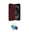 ieg™ iPhone 16 Kılıf Vadi Çizgi Prime - Siyah 3D Antistatik Seramik Nano Ekran Koruyucu