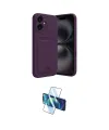 ieg™ iPhone 16 Kılıf Vadi Çizgi Prime - Siyah 3D Antistatik Seramik Nano Ekran Koruyucu
