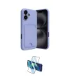 ieg™ iPhone 16 Kılıf Vadi Çizgi Prime - Siyah 3D Antistatik Seramik Nano Ekran Koruyucu