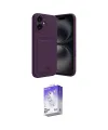 ieg™ iPhone 16 Kılıf Vadi Çizgi Prime - Siyah Bilvis 5in1 3D Magic Cam Ekran Koruyucu