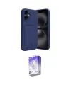 ieg™ iPhone 16 Kılıf Vadi Çizgi Prime - Siyah Bilvis 5in1 3D Magic Cam Ekran Koruyucu