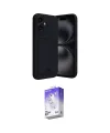 ieg™ iPhone 16 Kılıf Vadi Çizgi Prime - Siyah Bilvis 5in1 3D Magic Cam Ekran Koruyucu
