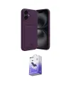 ieg™ iPhone 16 Kılıf Vadi Çizgi Prime - Siyah Bilvis 5in1 5D Magic Hayalet Cam Ekran Koruyucu