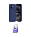 ieg™ iPhone 16 Kılıf Vadi Çizgi Prime - Siyah Bilvis 5in1 5D Magic Hayalet Cam Ekran Koruyucu