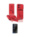 ieg™ iPhone 16 Kılıf Vadi Form Prime - Siyah 3D Antistatik Hayalet Cam Ekran Koruyucu