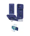 ieg™ iPhone 16 Kılıf Vadi Form Prime - Siyah 3D Antistatik Seramik Nano Ekran Koruyucu