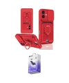 ieg™ iPhone 16 Kılıf Vadi Form Prime - Siyah Bilvis 5in1 5D Magic Hayalet Cam Ekran Koruyucu