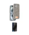 ieg™ iPhone 16 Kılıf Vadi Klasik Serisi - Siyah 3D Antistatik Hayalet Cam Ekran Koruyucu