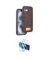 ieg™ iPhone 16 Kılıf Vadi Klasik Serisi - Siyah 3D Antistatik Seramik Nano Ekran Koruyucu